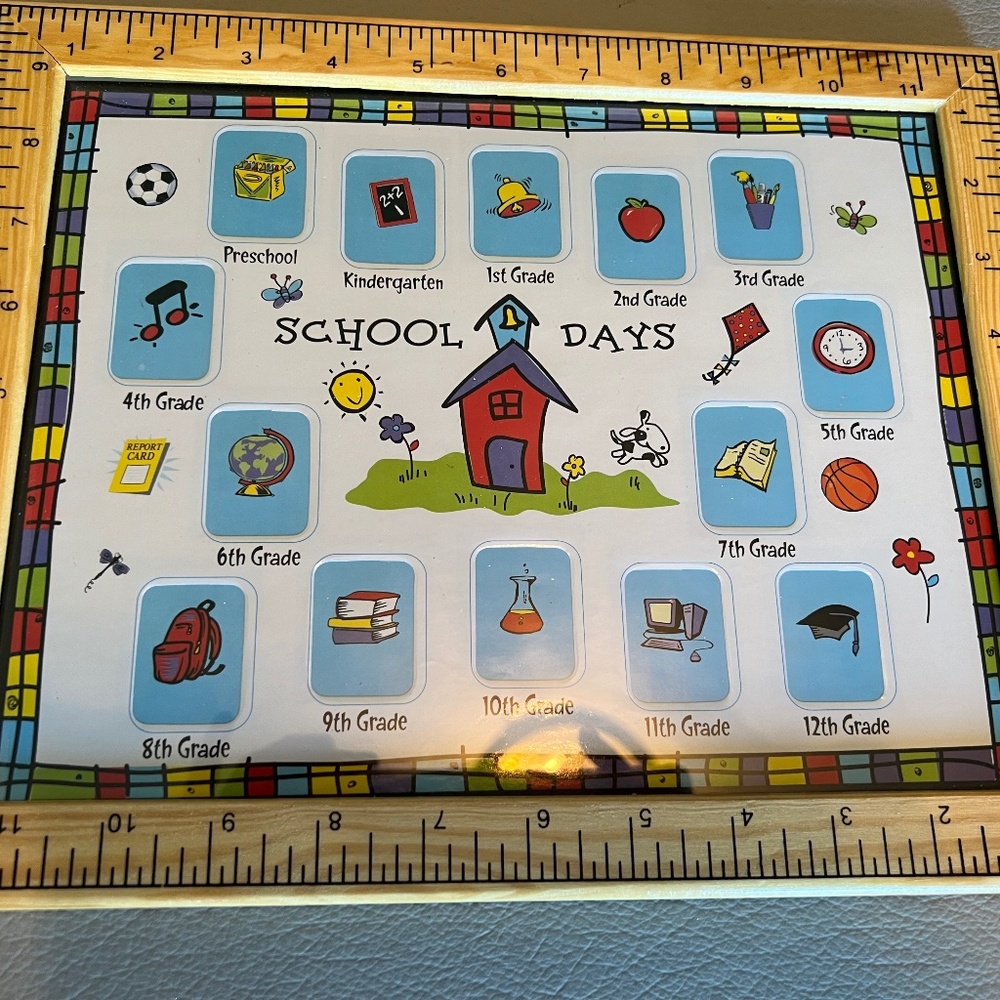 Framed Photo Mount School Days New